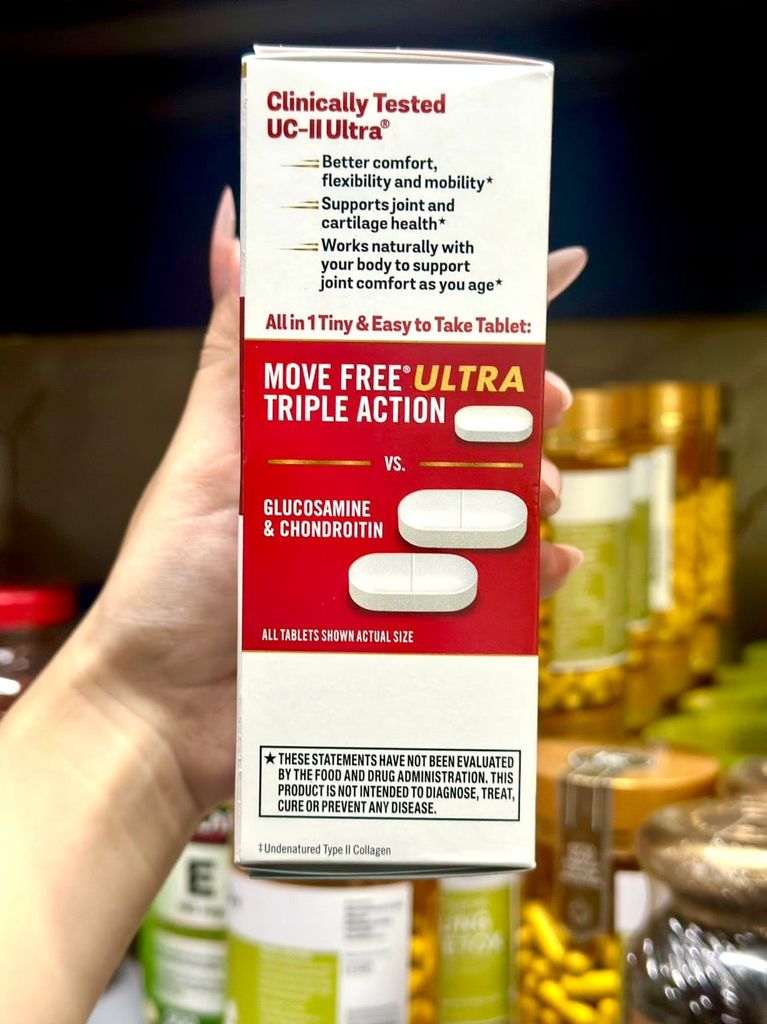 Viên Uống Bổ xương Khớp Schiff Move Free Ultra Triple Action 75 Viên Của Mỹ