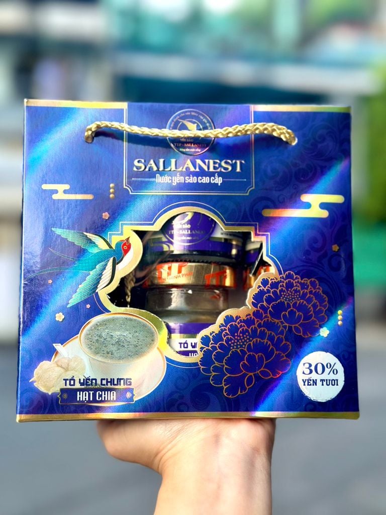 Tổ Yến Sallanest 5 Vị - Lốc 6 Hũ × 70ml