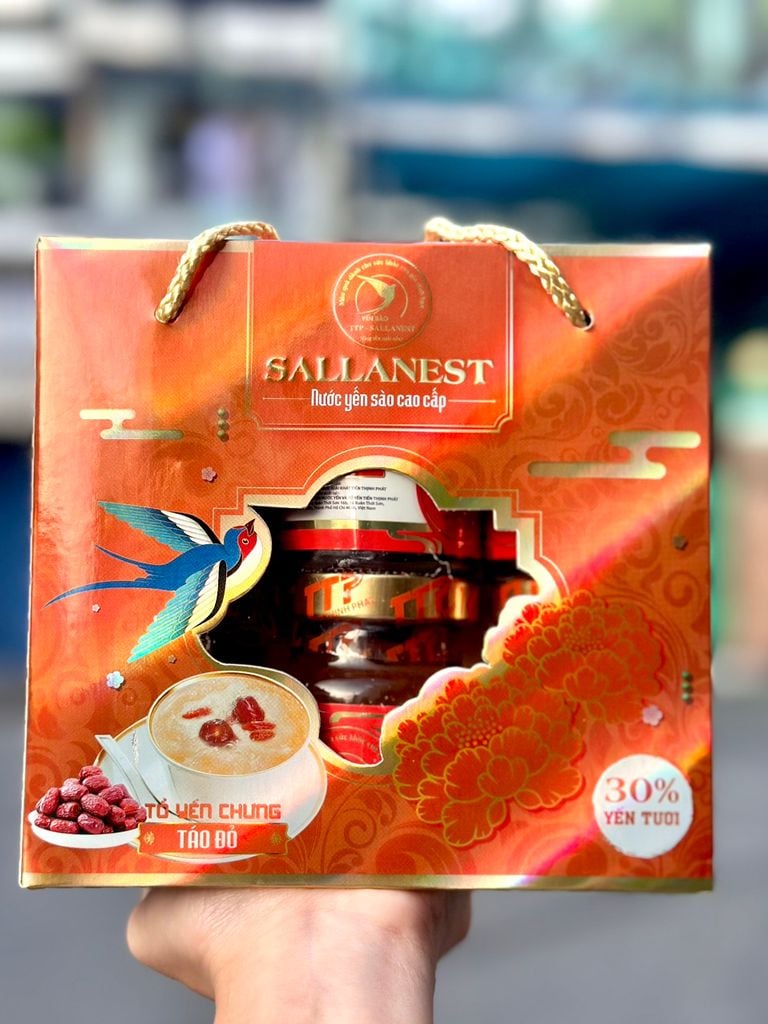 Tổ Yến Sallanest 5 Vị - Lốc 6 Hũ × 70ml