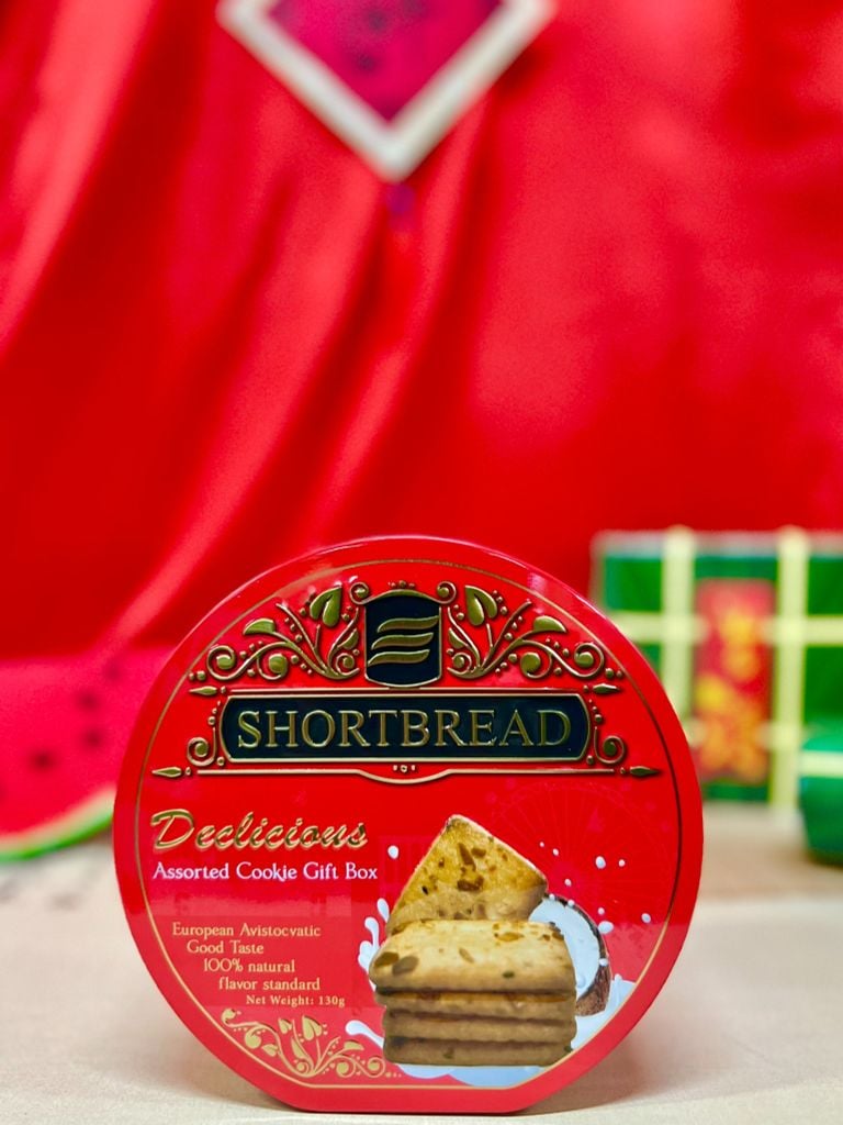 Bánh Quy Dừa Nướng Shortbread - 130G