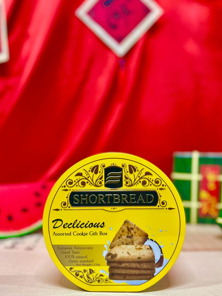 Bánh Quy Dừa Nướng Shortbread - 130G