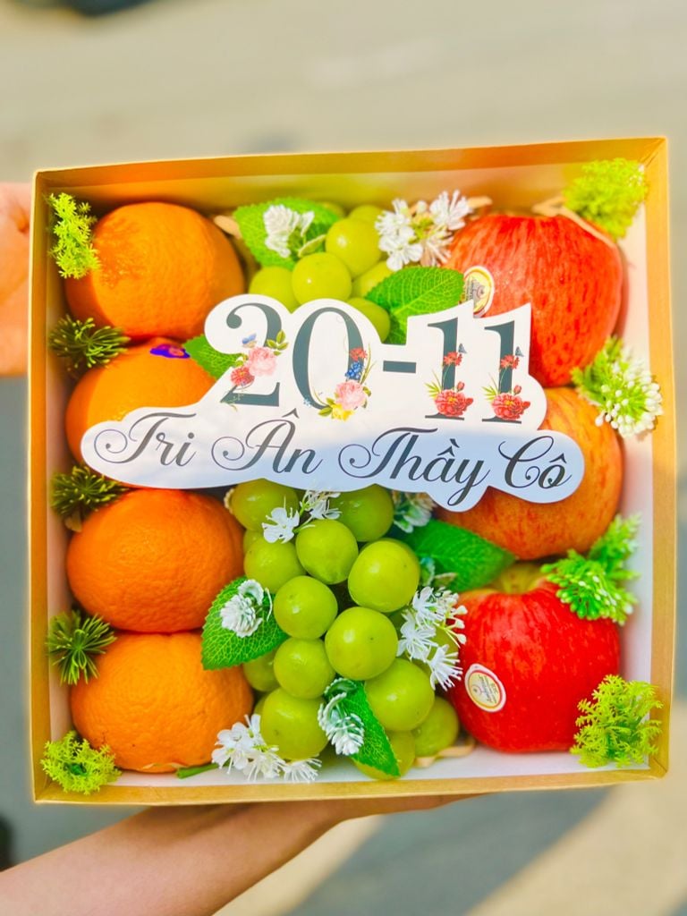 Giỏ Trái Cây Tặng Thầy Cô -02