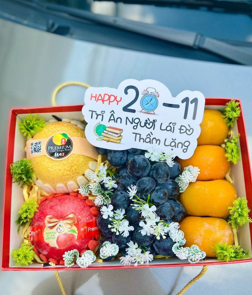 Giỏ Trái Cây Tặng Thầy Cô -01