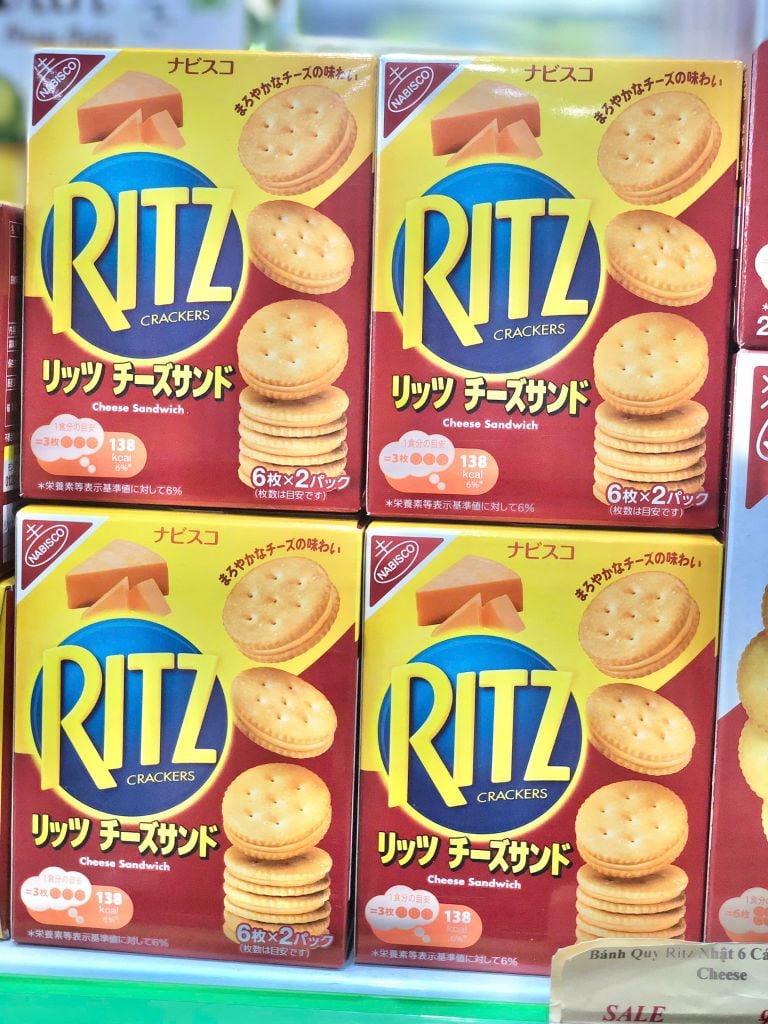 Bánh Quy Ritz Nhật 6 Cái x 2 - 106g - Cheese