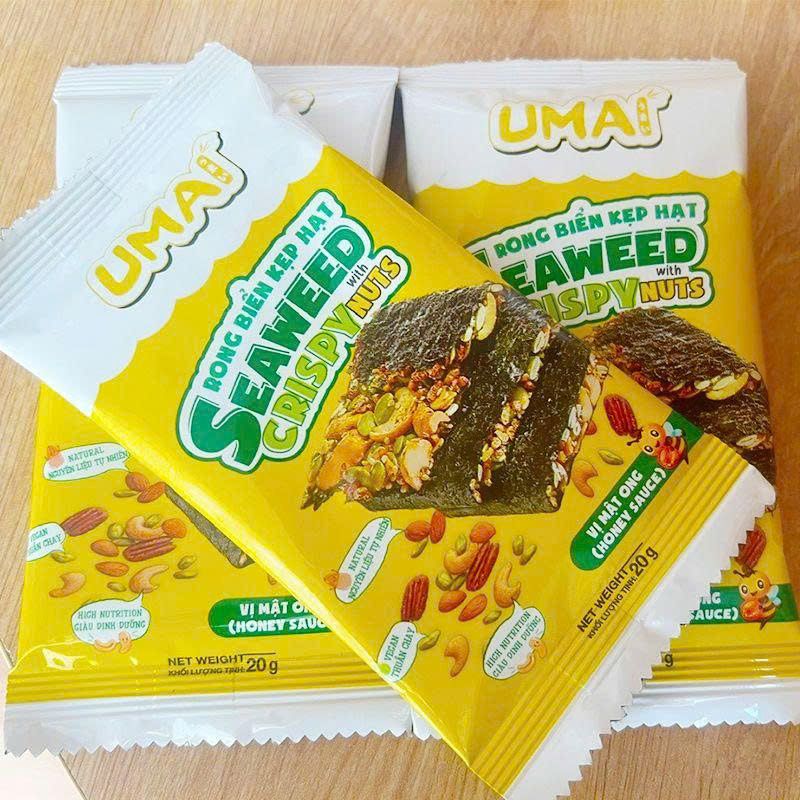 Bánh Rong Biển Kẹp Hạt Umai - 200g