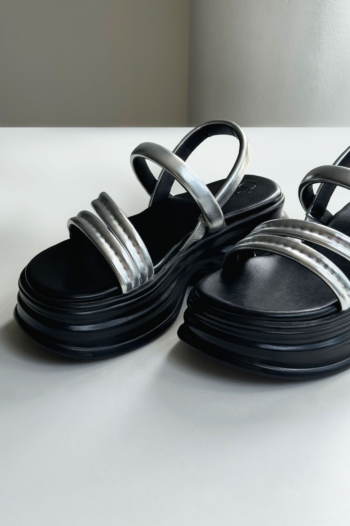 Deasia Silver Sandals