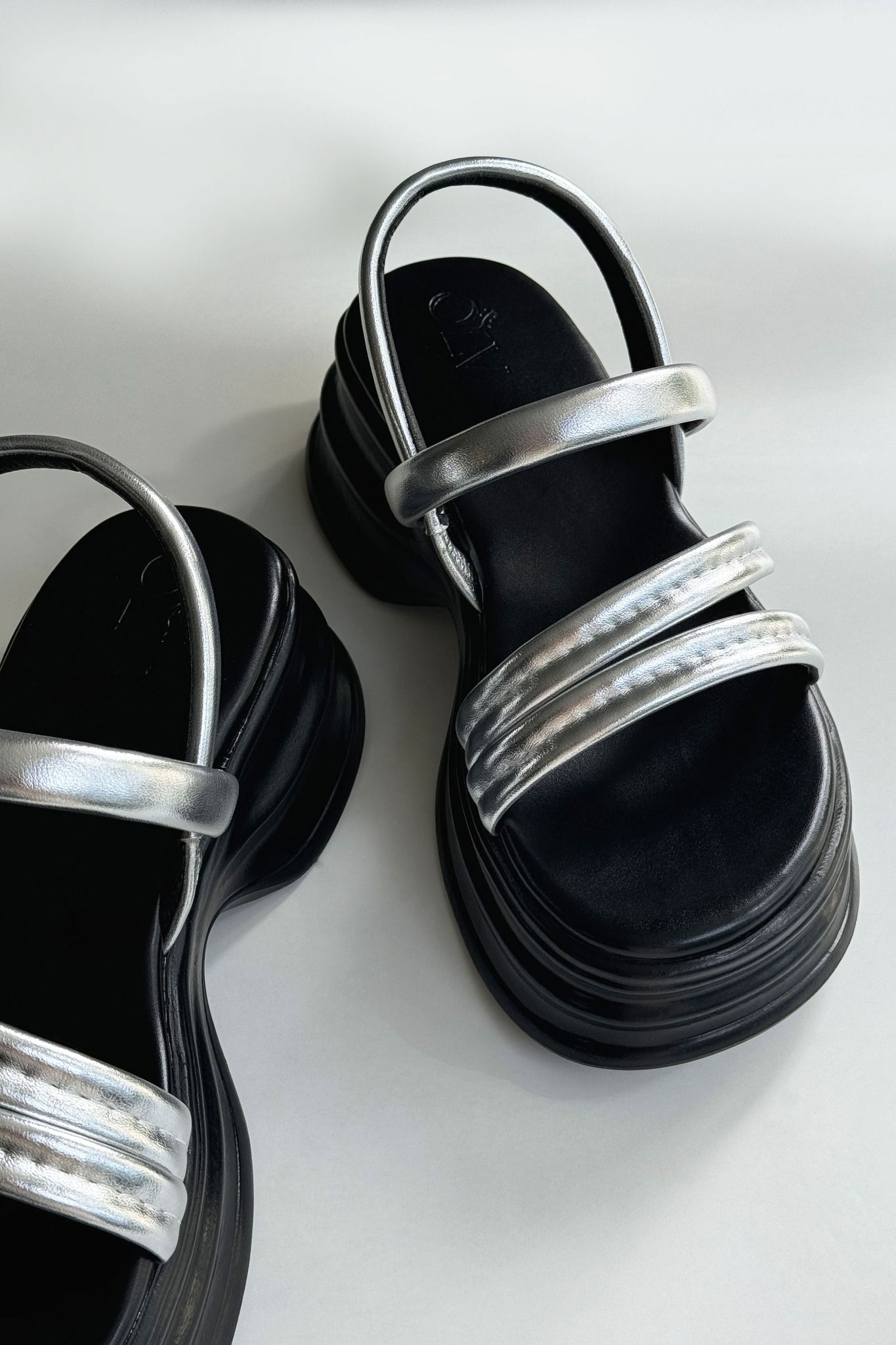 Deasia Silver Sandals