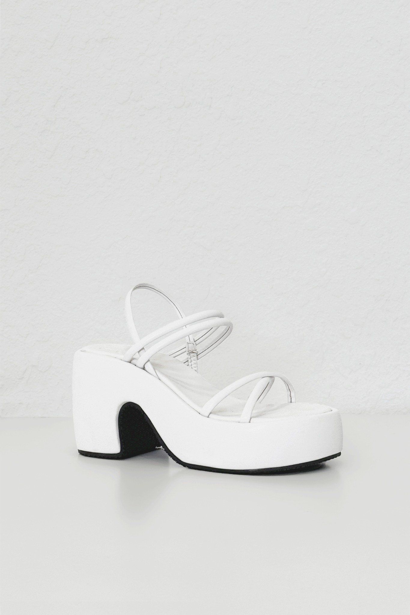 Myra White Sandals