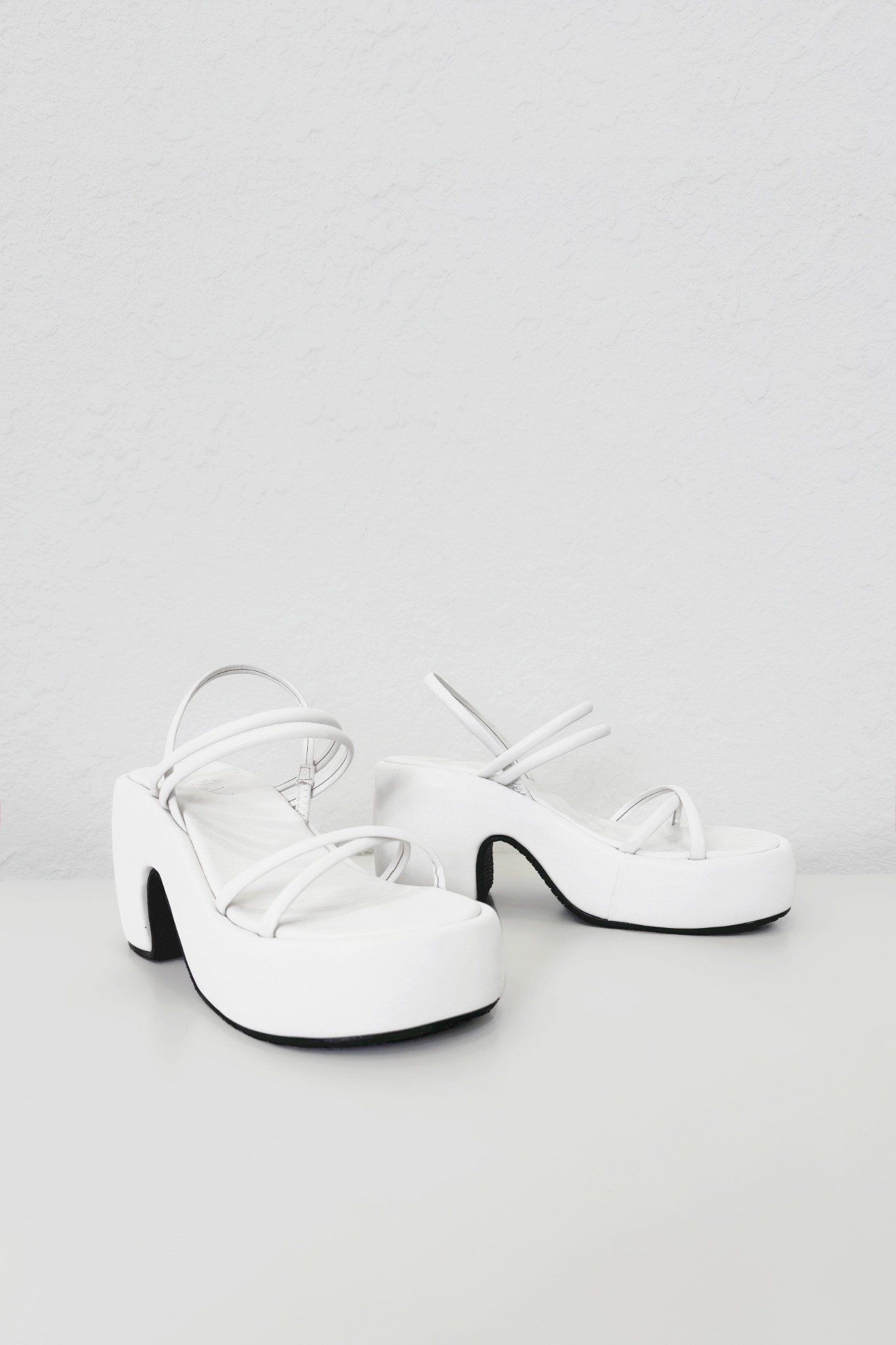 Myra White Sandals