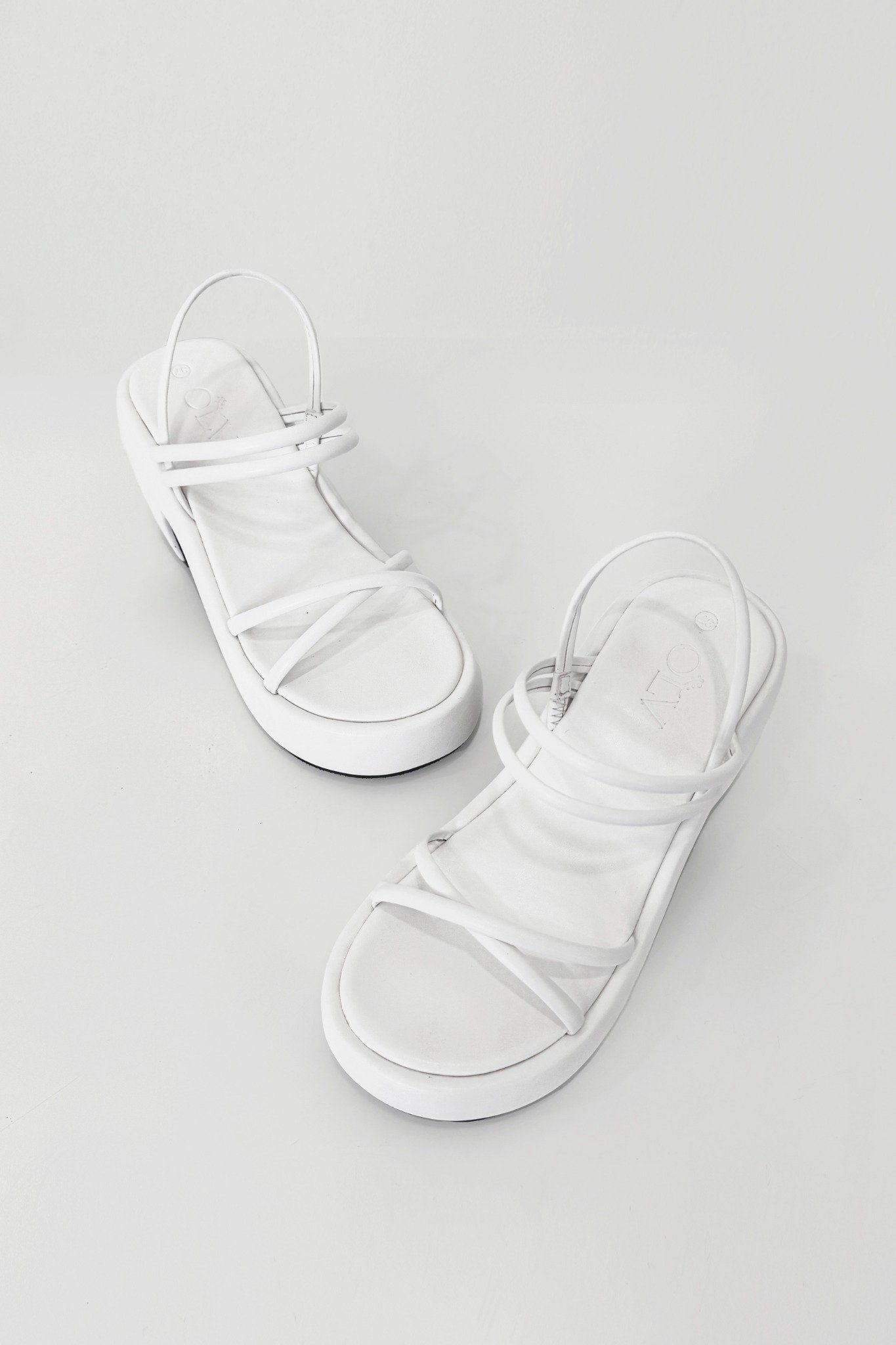 Myra White Sandals