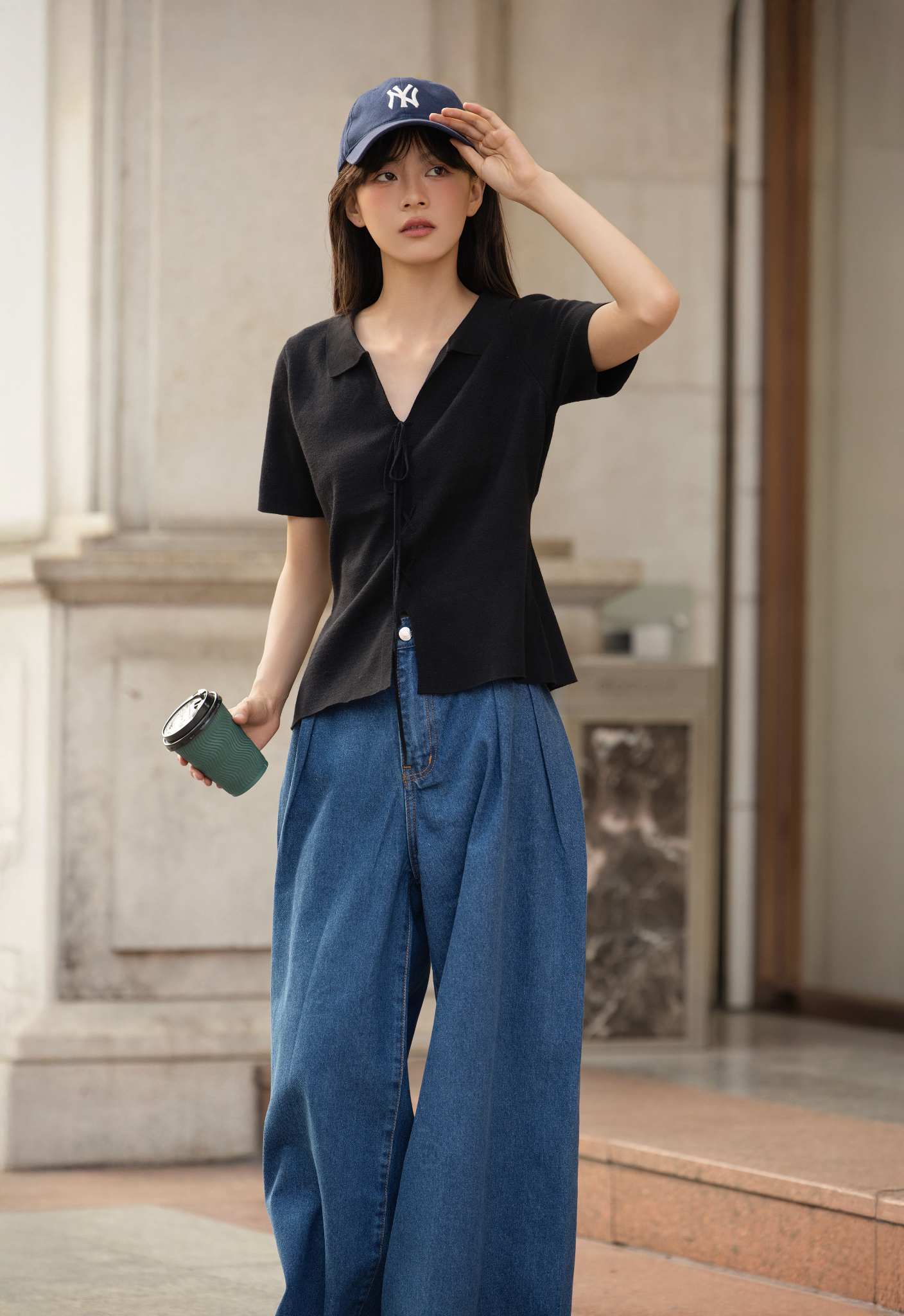 Áo Bexley Top in Black