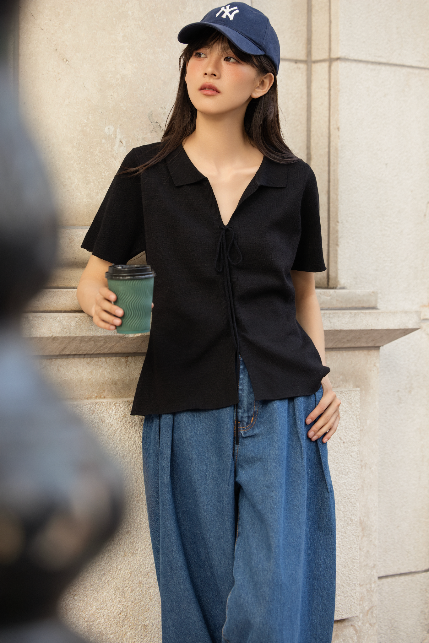 Áo Bexley Top in Black