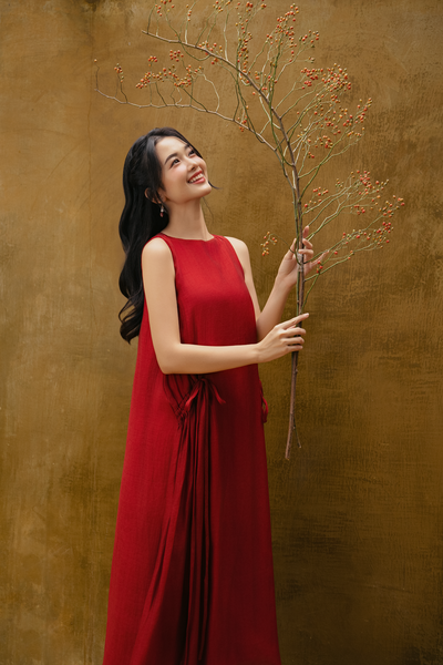  Arabella Dress in Red 