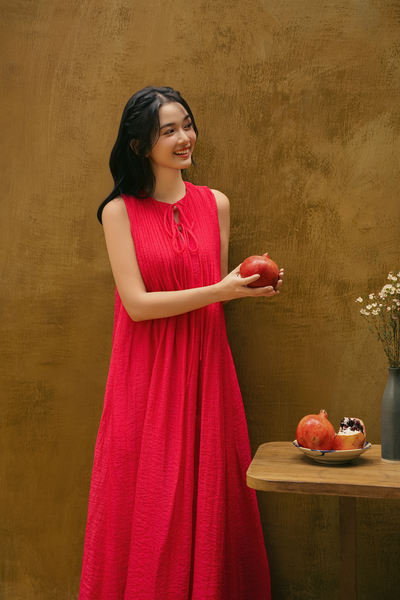  Zinnie Loose Dress in Pink 