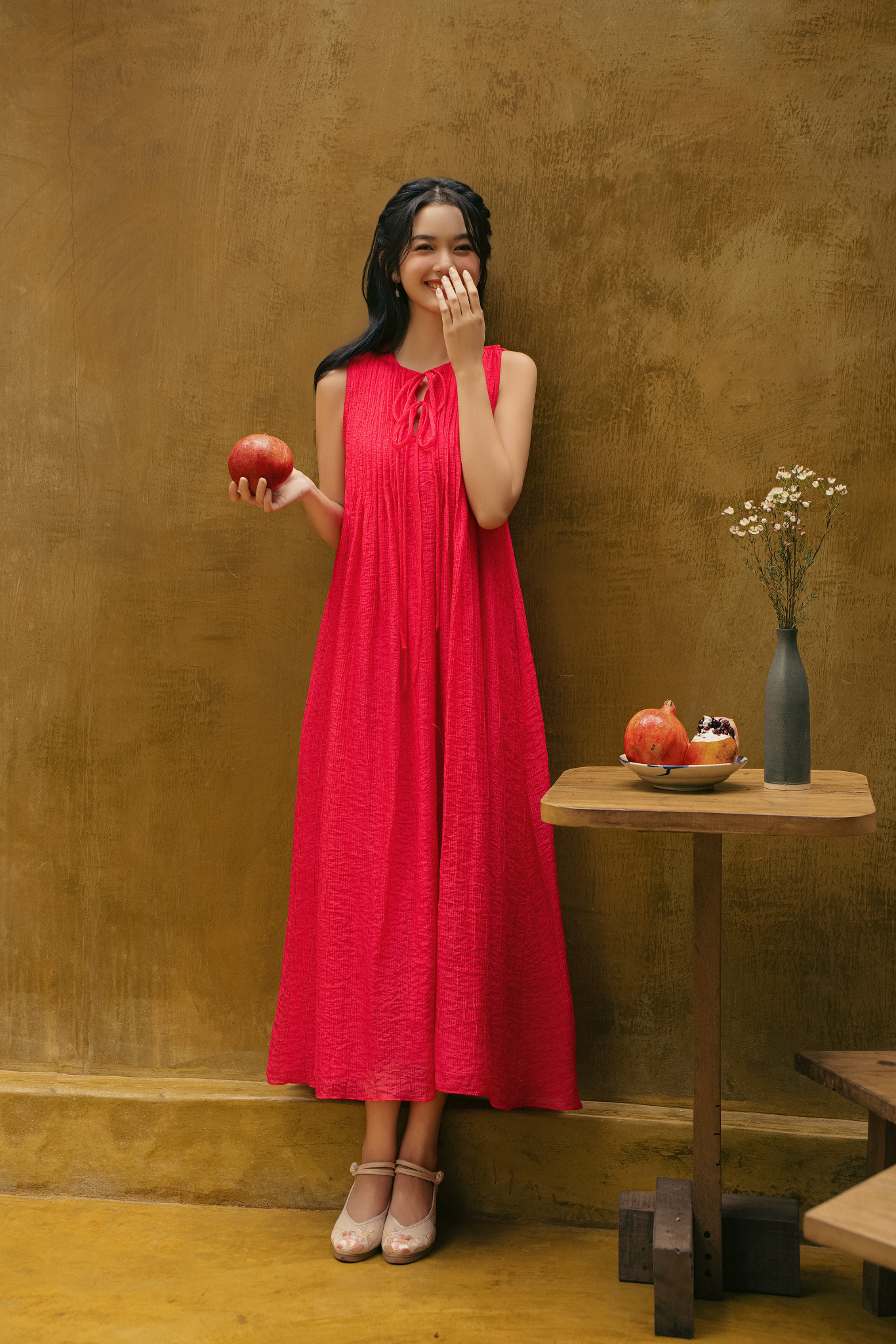 Zinnie Loose Dress in Pink