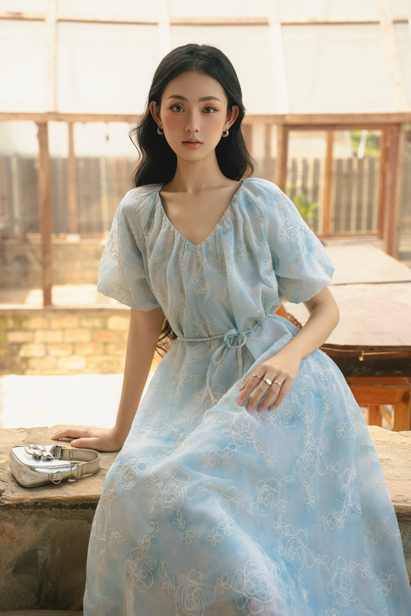 Kasey Fleur Dress in Blue