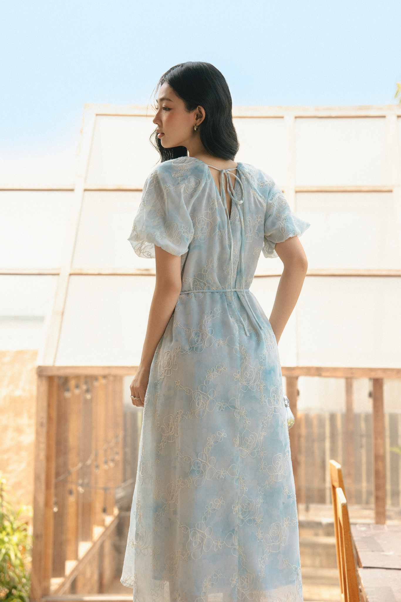 Kasey Fleur Dress in Blue