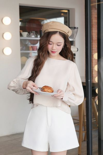  Áo Kerensa Top in Cream 