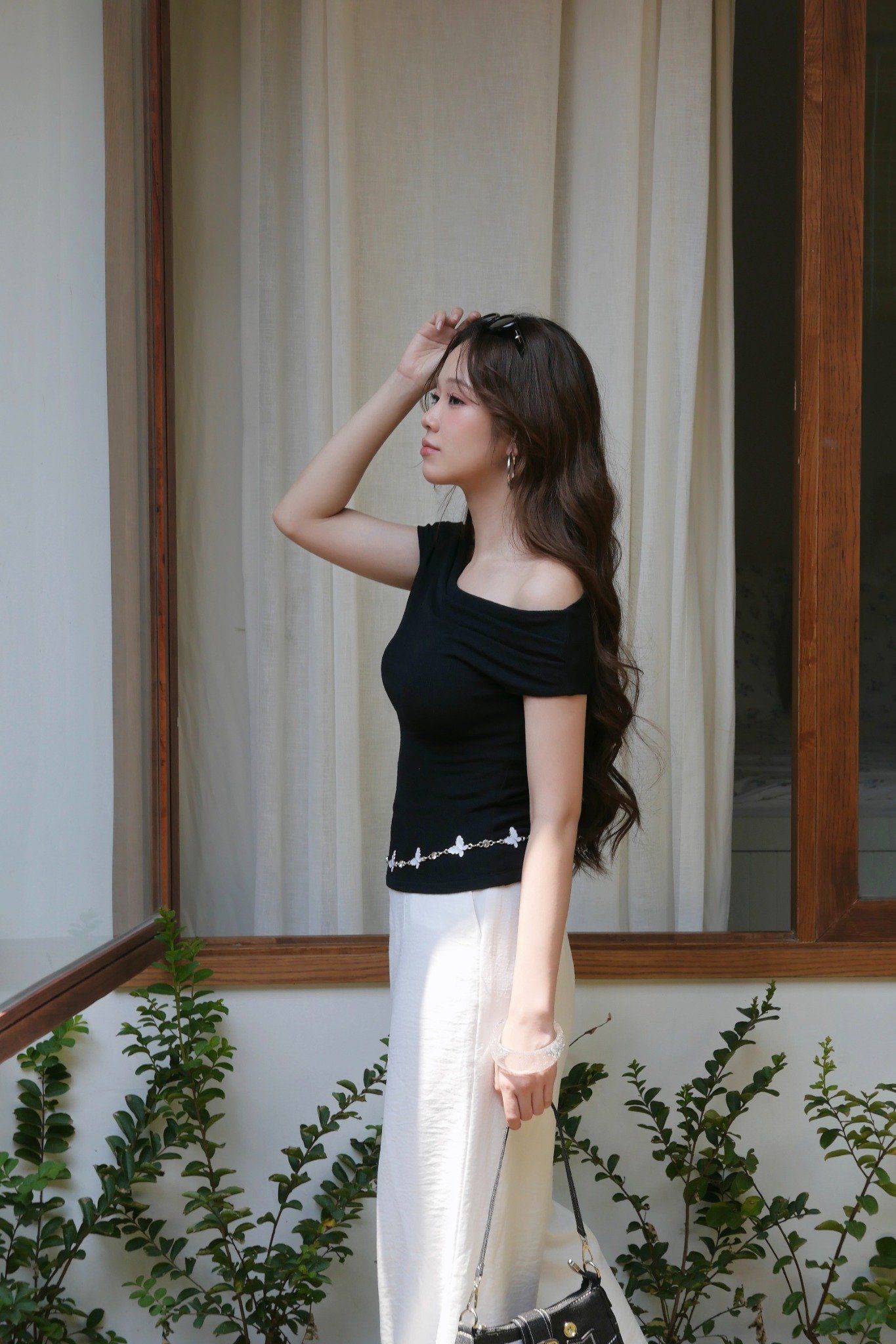 Quần Elvera Pants in White
