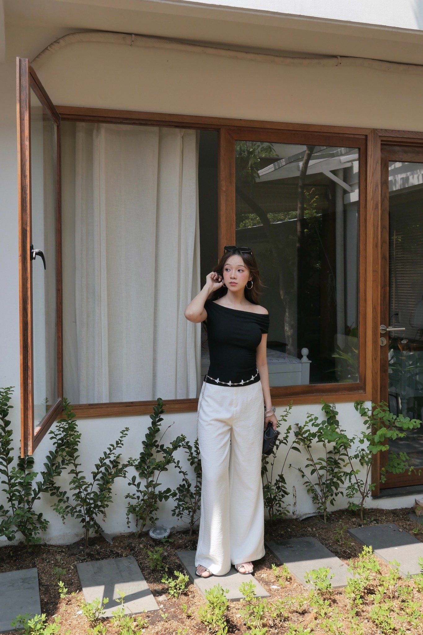 Áo Araceli Top in Black