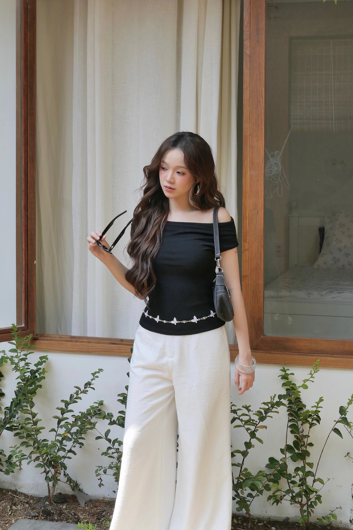 Quần Elvera Pants in White