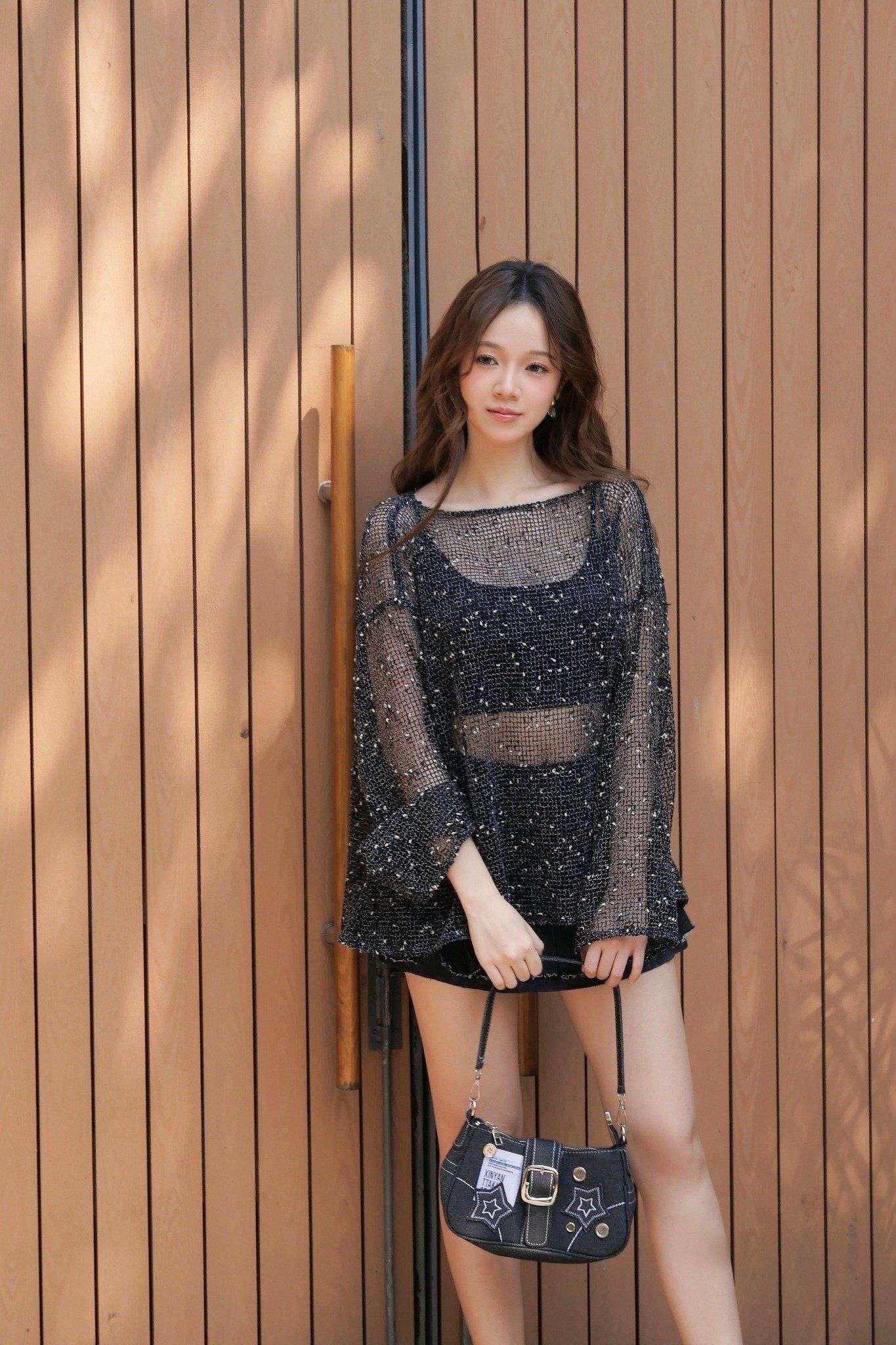 Áo Camisole Top in Black
