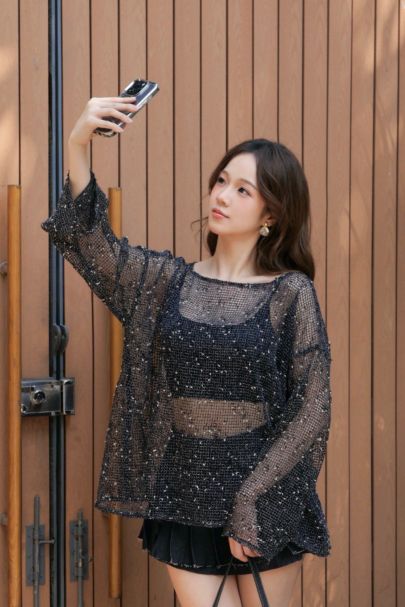 Áo Camisole Top in Black