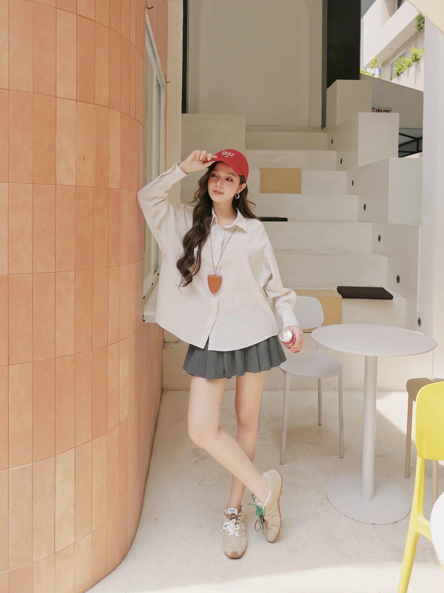 Áo Boram Shirt in Cream (HCM Online)