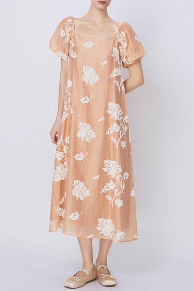  Lorella Fleur Dress in Orange 