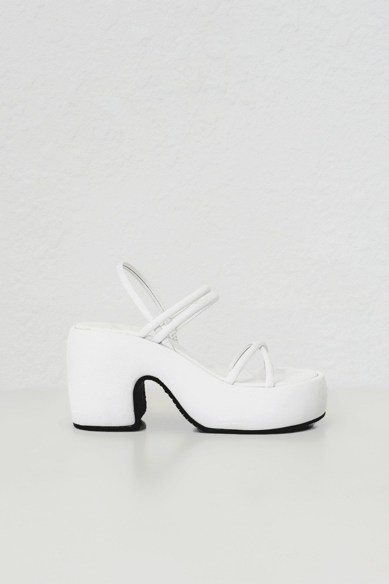 Myra White Sandals