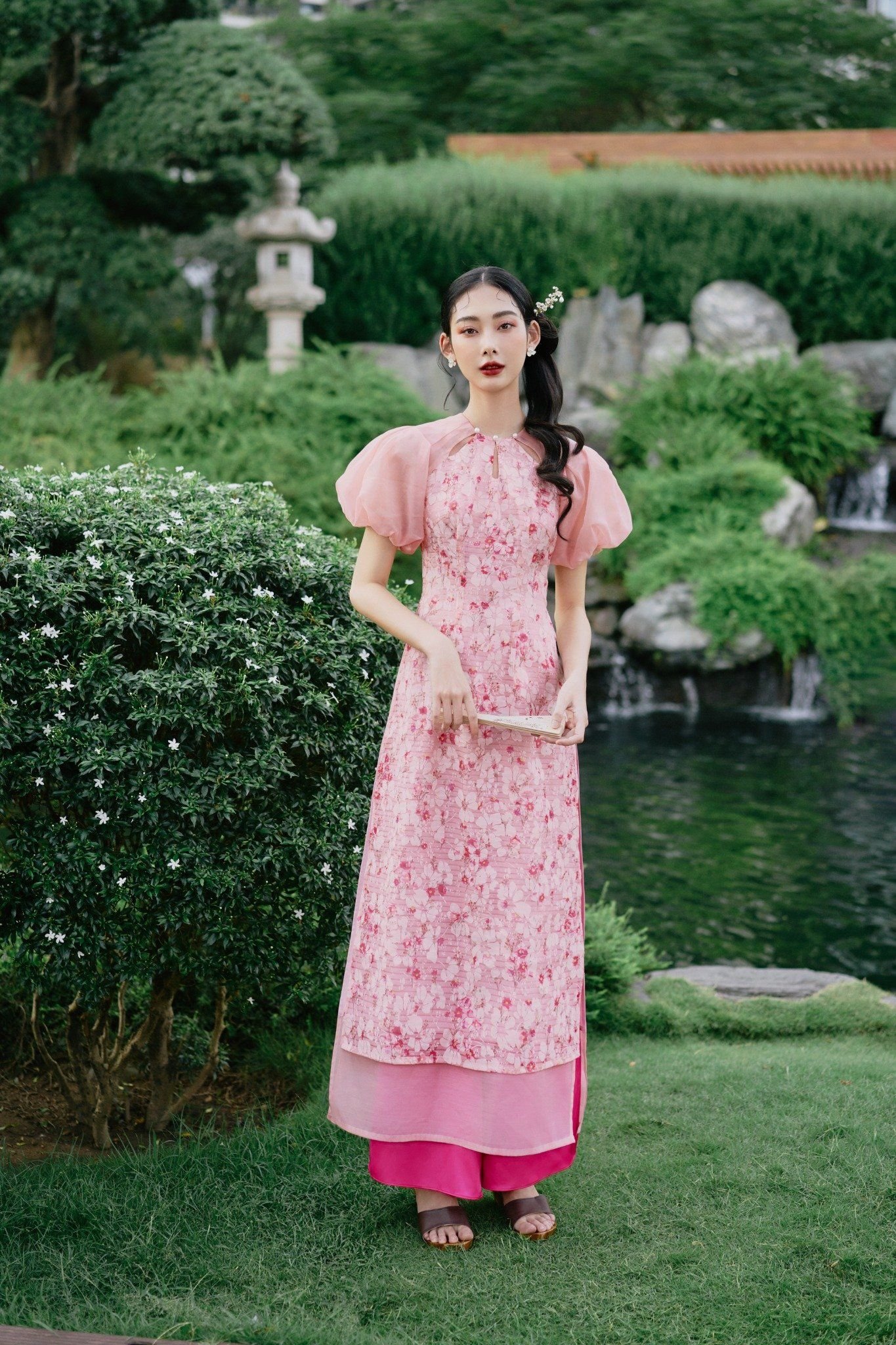 Quần Pink Culottes