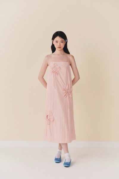  Odessa Loose Dress in Pink 