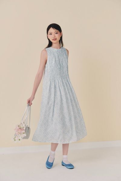  Clydie Maxi Dress in Blue 