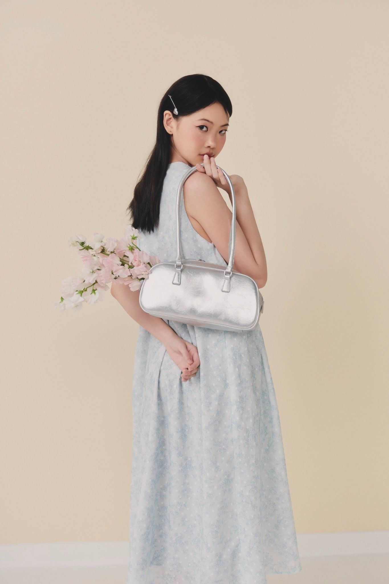 Clydie Maxi Dress in Blue