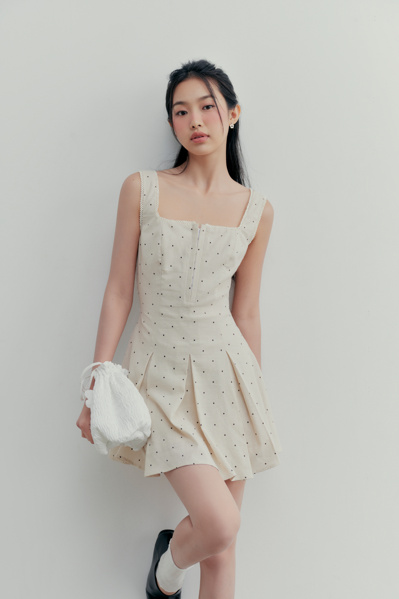 Kaveri Dress in Beige
