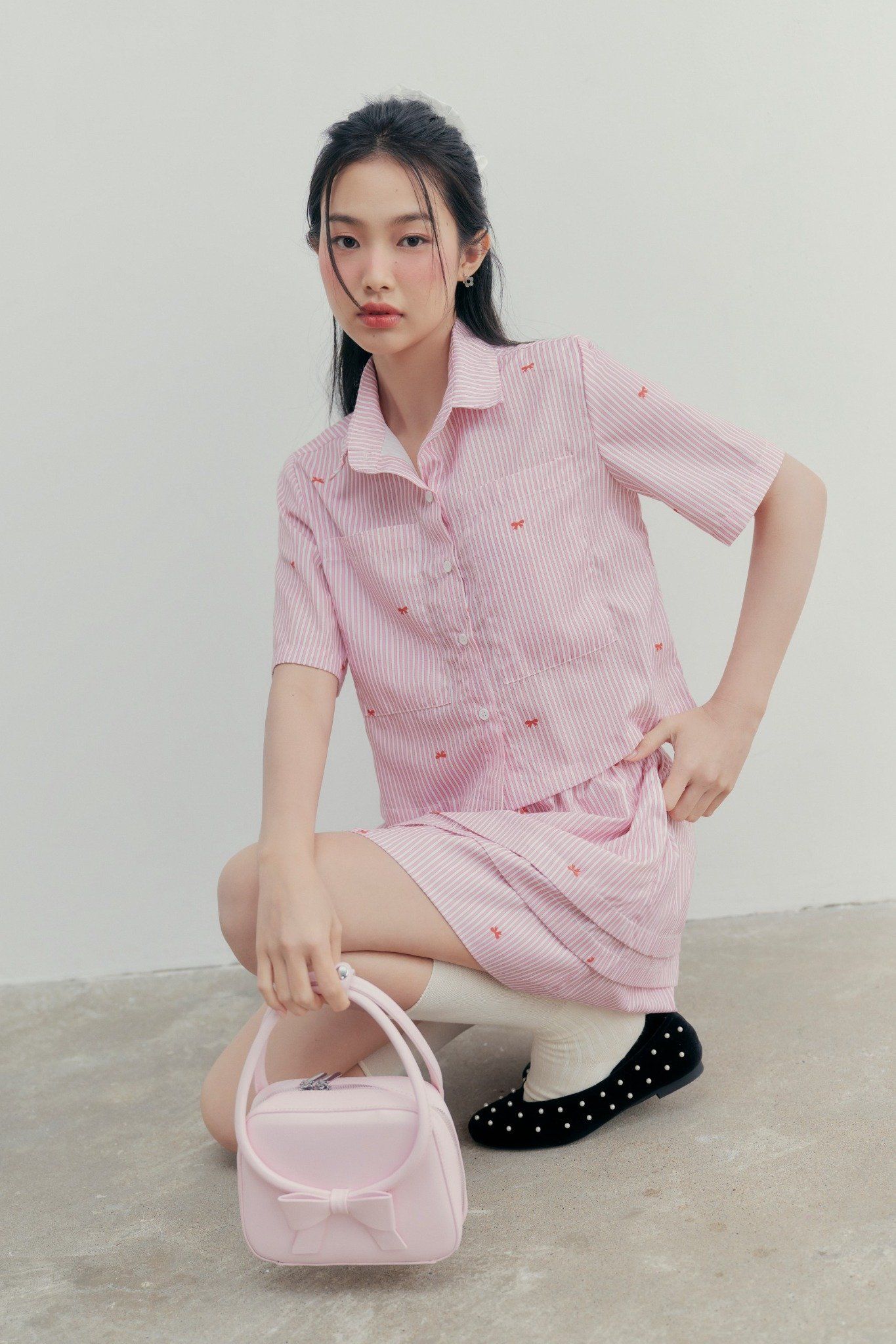 Runa Bowy Set in Pink