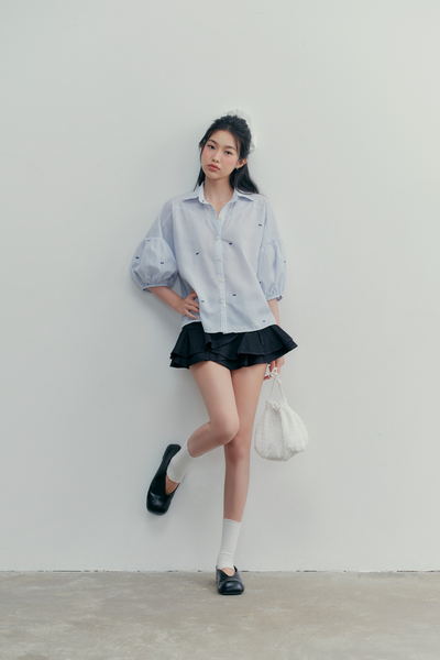  Chân váy Leelie Mini Skirt in Black 