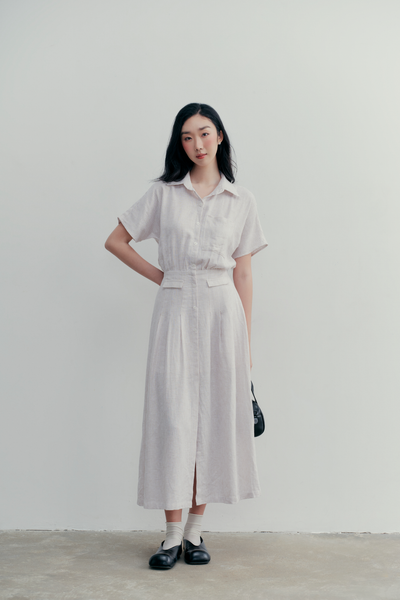  Stevie Gray Striped Dress 