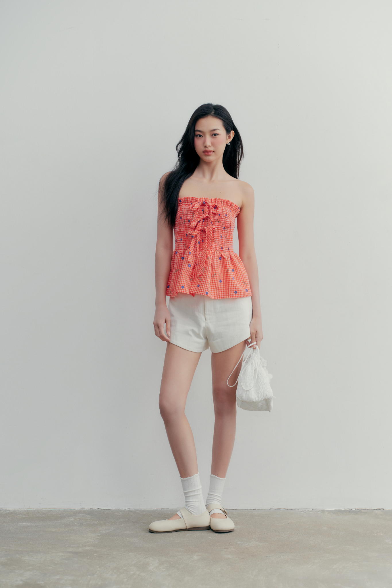 Áo Calloway Fleur Top in Red