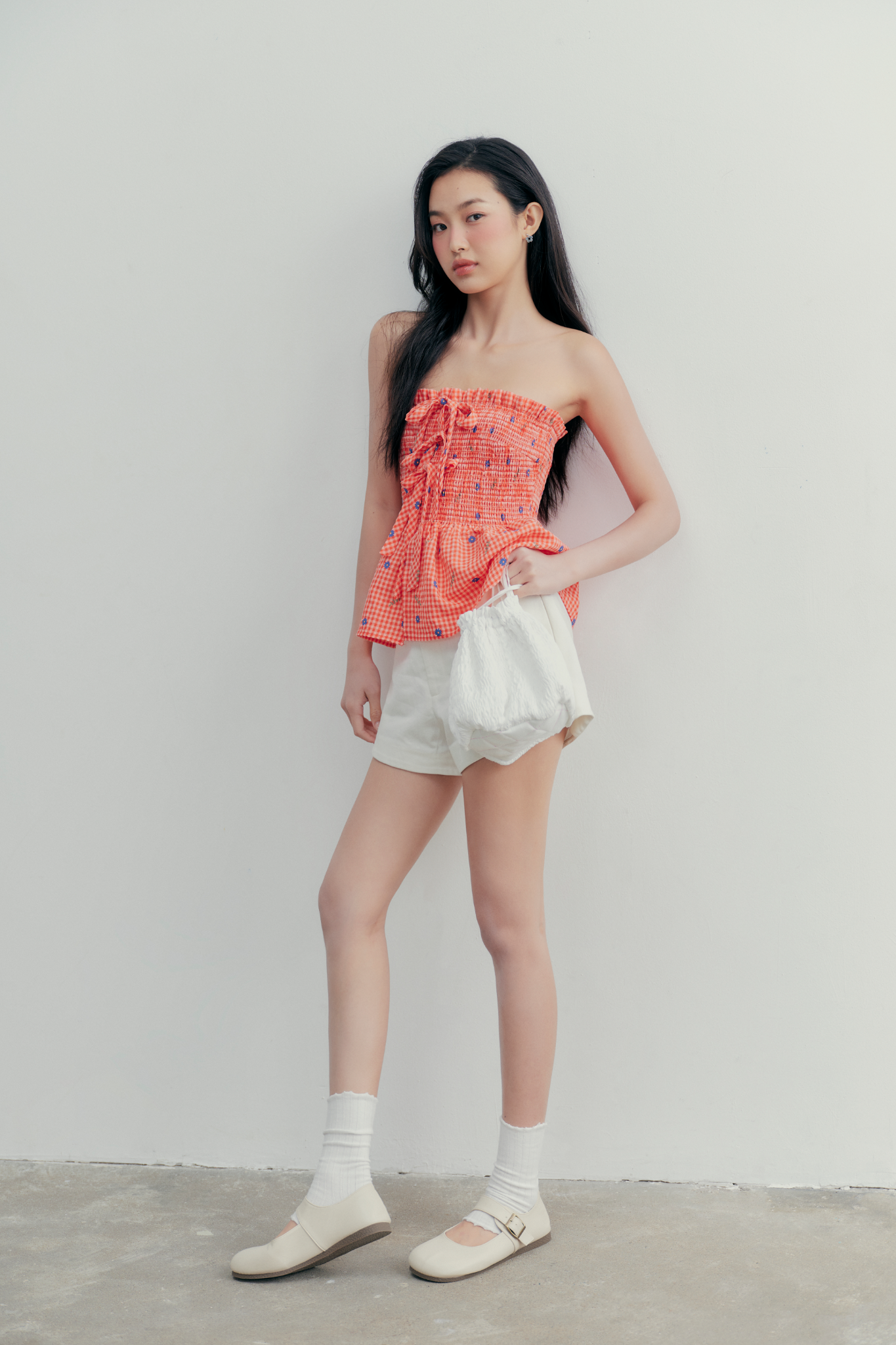 Áo Calloway Fleur Top in Red