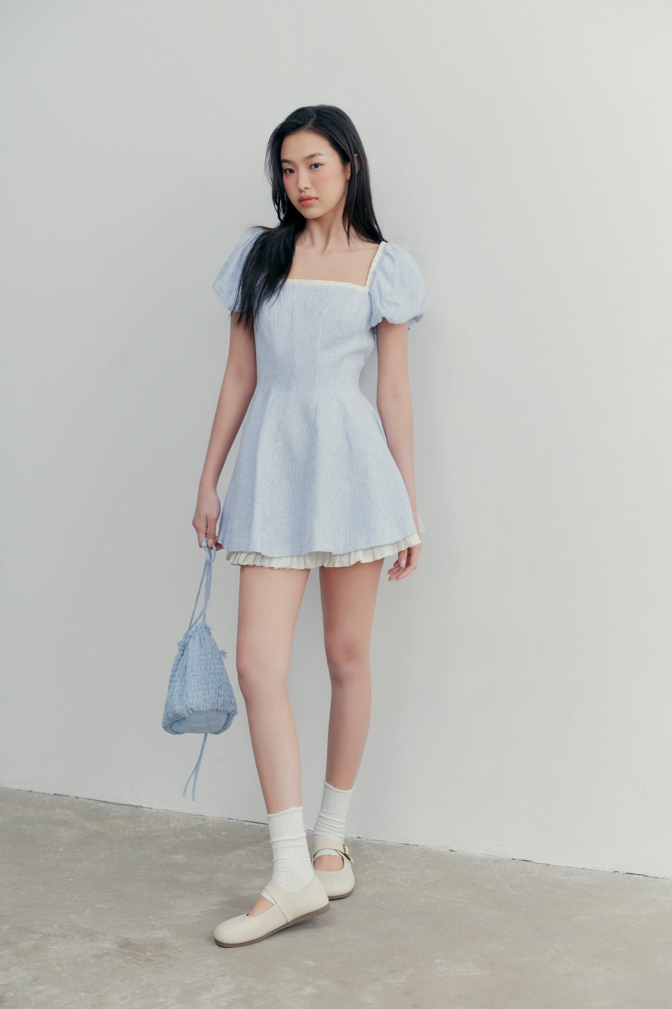 Adalie Dress in Blue