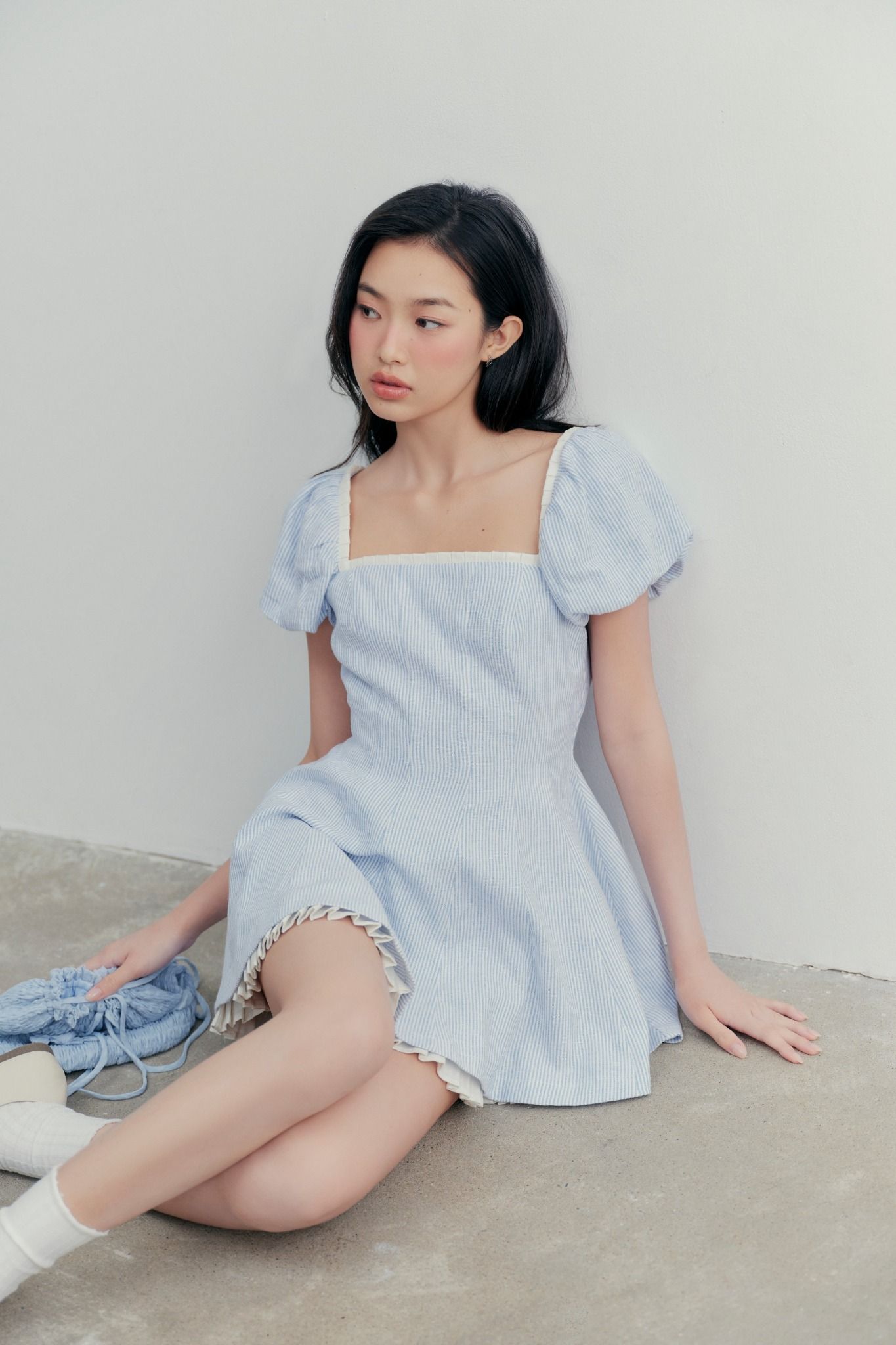 Adalie Dress in Blue