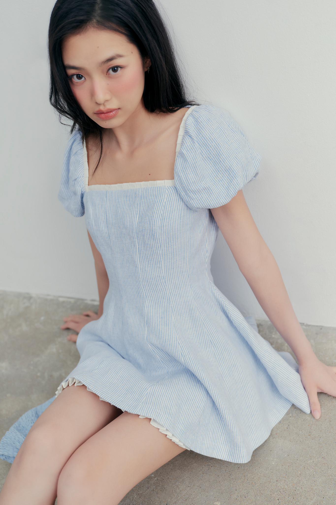 Adalie Dress in Blue