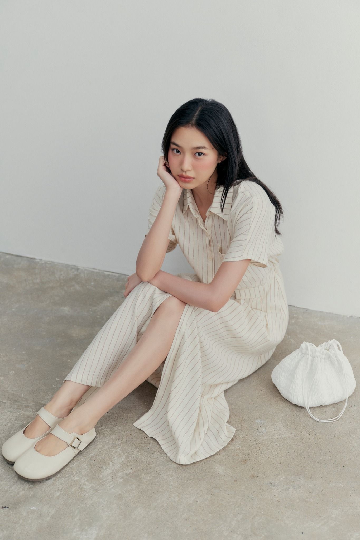 Stevie Brown Striped Dress (HCM Only)