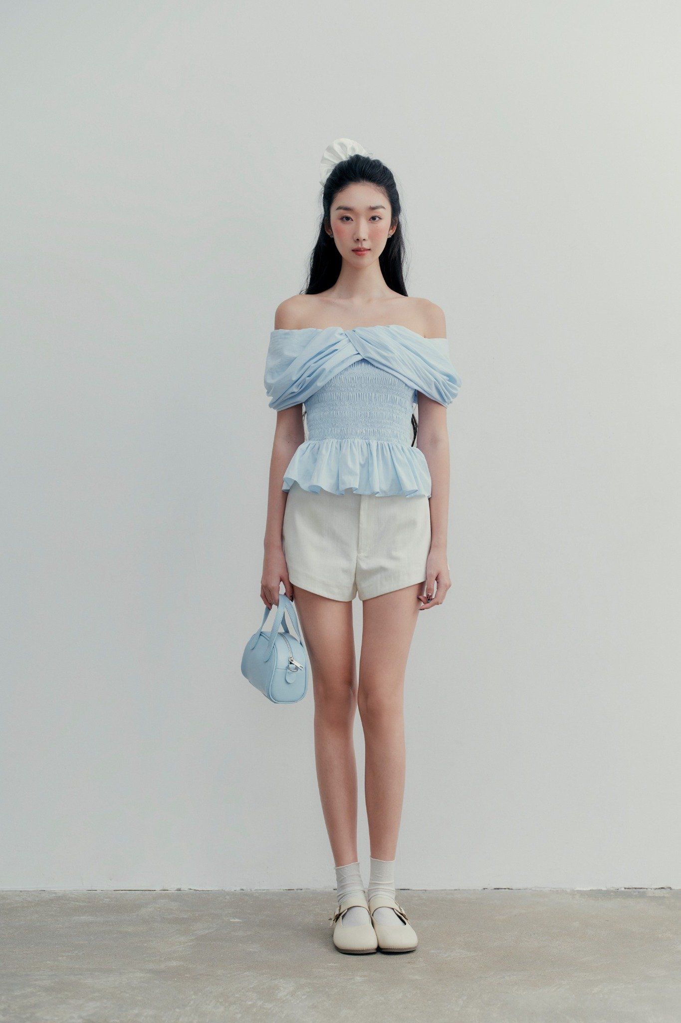 Áo Wimberly Top in Blue