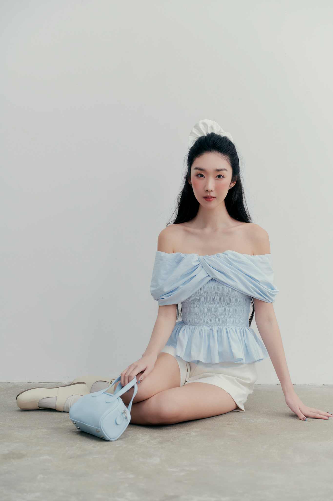 Áo Wimberly Top in Blue