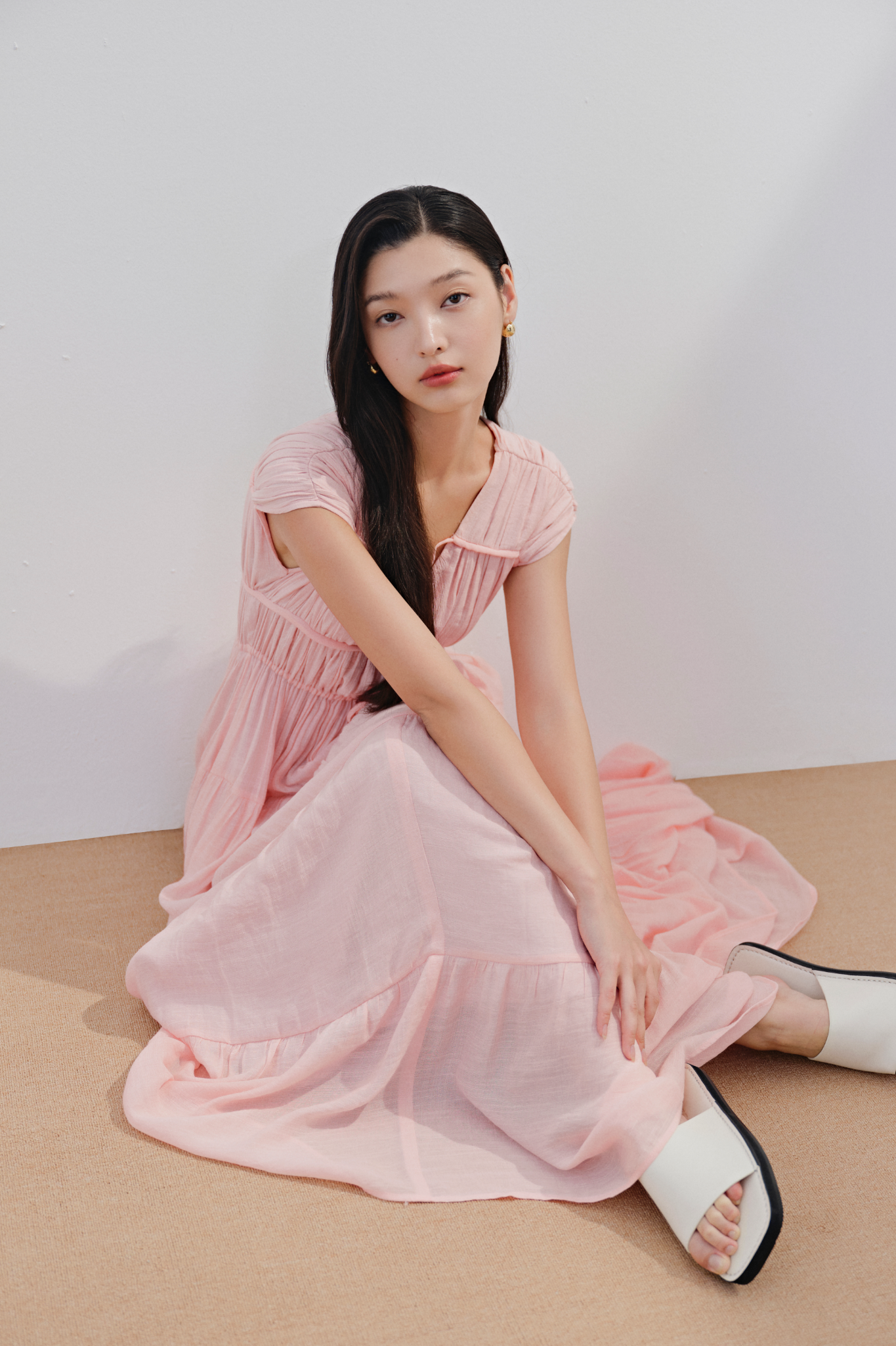 Rue Maxi Dress in Pink