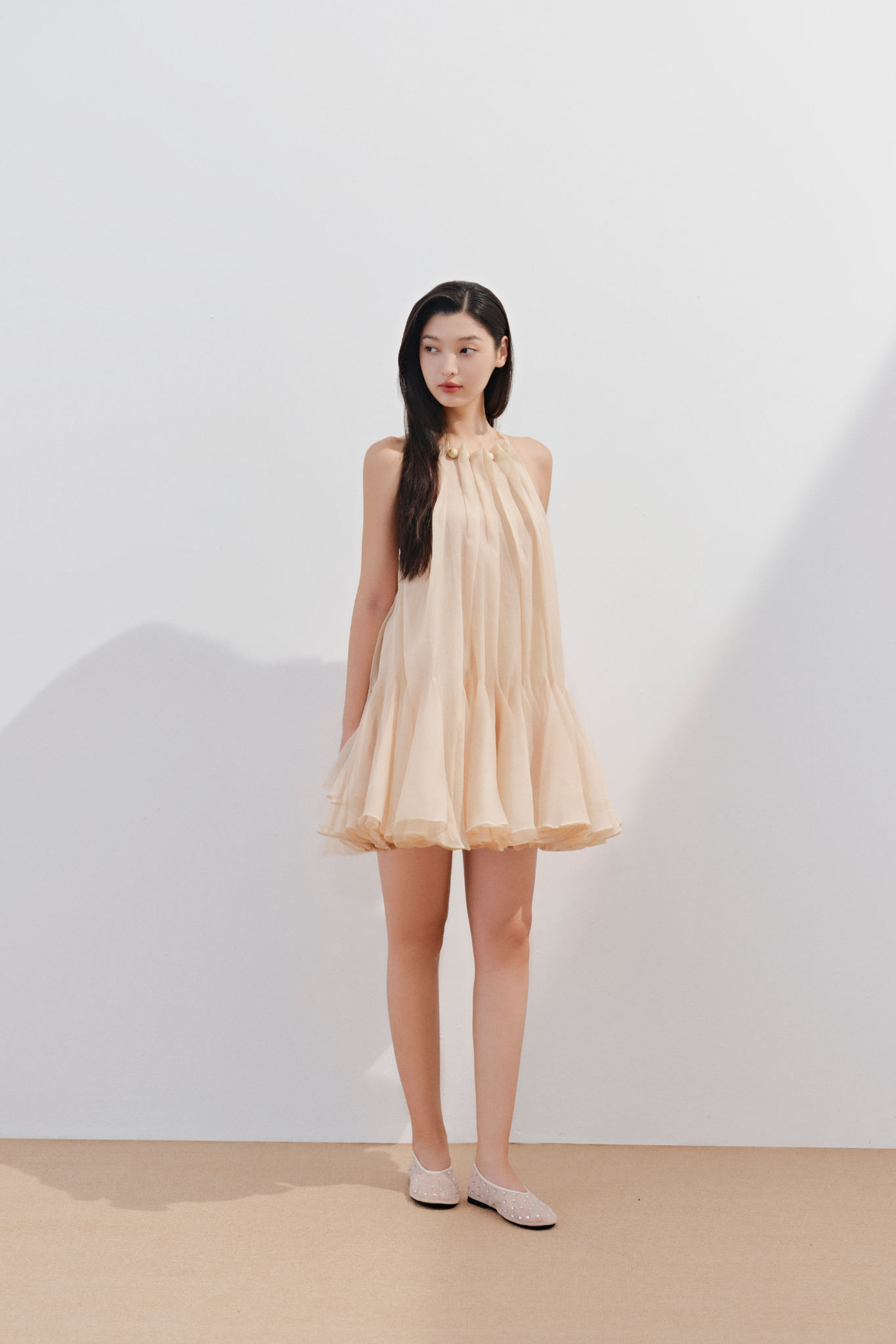 Farida Set in Beige
