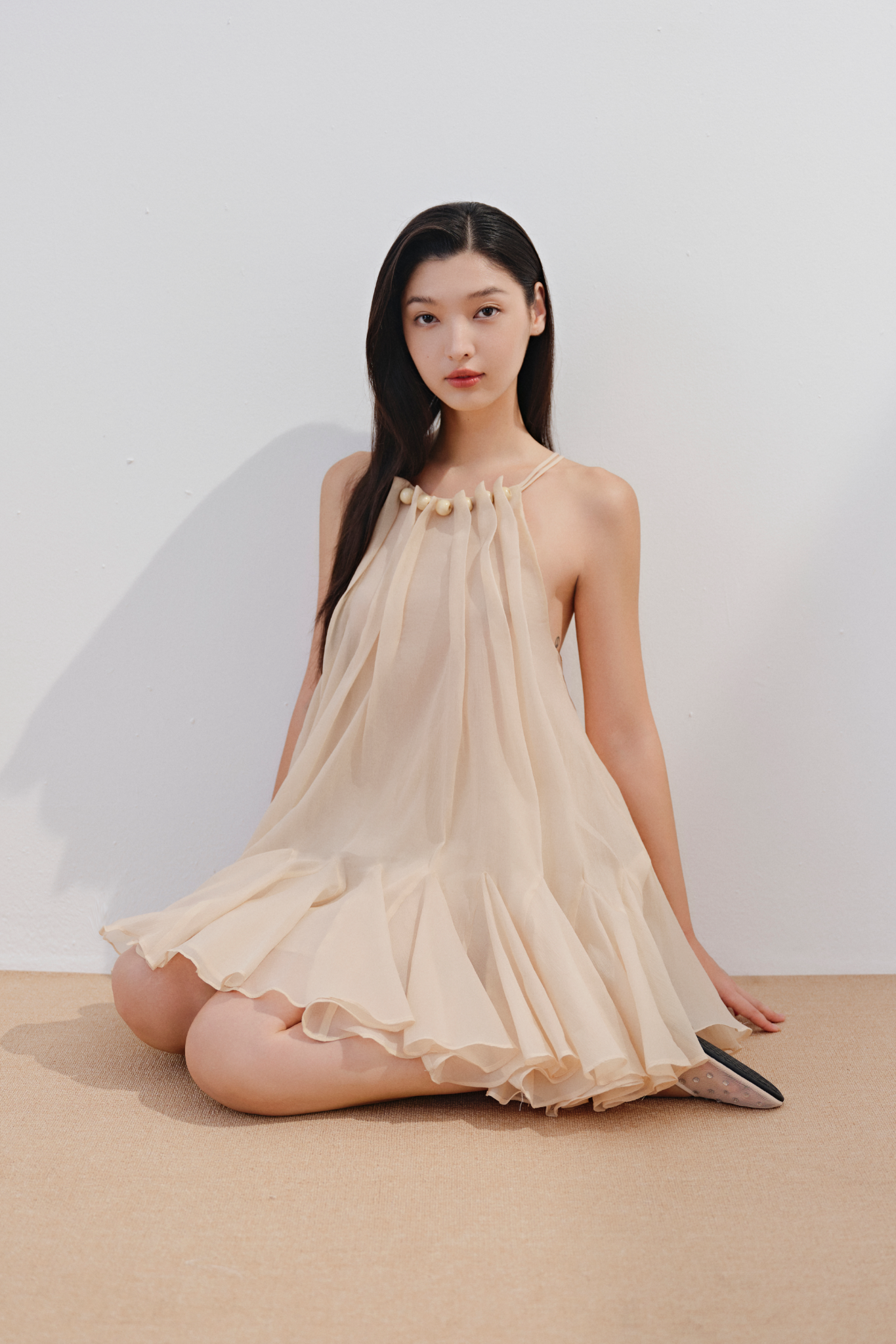 Farida Set in Beige