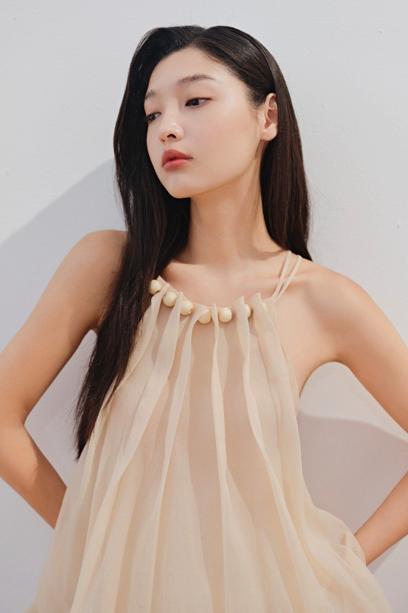 Farida Set in Beige